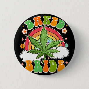 Bóton Redondo 5.08cm Noiva Para Ser Amante Da Maconha Noiva Assada Desp