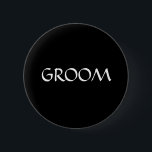 Bóton Redondo 5.08cm NOIVO - botão<br><div class="desc">Você pode mudar a cor do botão,  e/ou escrevendo para combinar suas cores do casamento.  Botões igualmente disponíveis para membros da família e assistentes.</div>