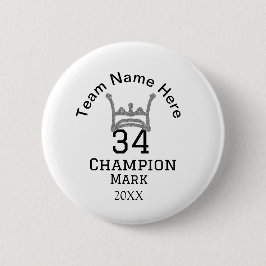 Bóton Redondo 5.08cm nome da equipe adicionar nome do jogador data espo