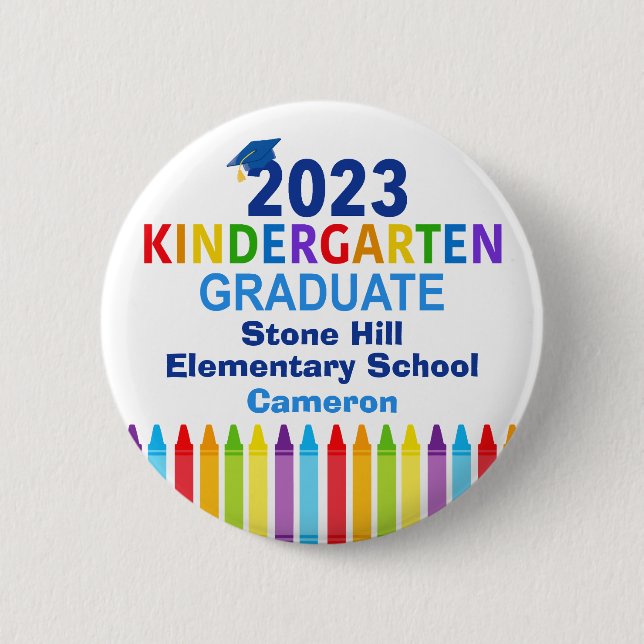 Bóton Redondo 5.08cm nome de etiqueta Personalizado de Graduação do Jar (Frente)