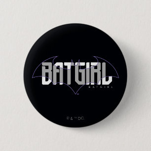 Bóton Redondo 5.08cm Nome Hi-Tech da Batgirl Gráfico