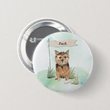 Nome Personalizado Norfolk Terrier Pet Dog