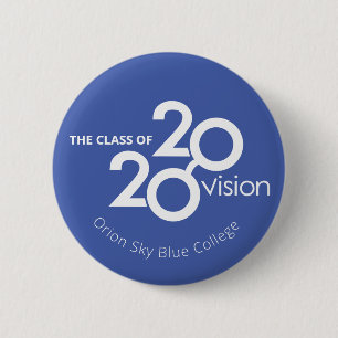 Bóton Redondo 5.08cm nome personalizado ou negócio do evento visual 202