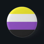 Bóton Redondo 5.08cm NonBinary Flag<br><div class="desc">Bei uns findest du eine einzigartige Kollektion mit moderne,  coole und lustige NonBinary Pride Motive. Stöbere durch unsere Vielfalt und finde jetzt Dein passendes Lieblingsteil!</div>