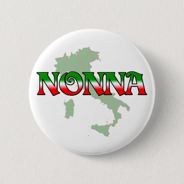 Bóton Redondo 5.08cm Nonna (avó italiana) (Frente)