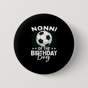 Bóton Redondo 5.08cm Nonni do menino aniversariante de futebol Aniversá