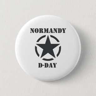 Bóton Redondo 5.08cm Normandy D-Day