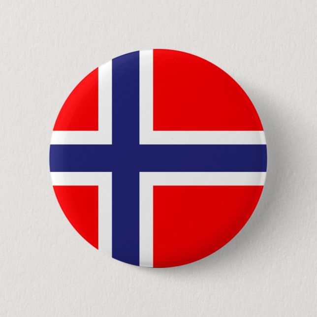 Bóton Redondo 5.08cm Noruega (Frente)