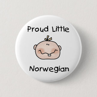 Bóton Redondo 5.08cm Norueguês pequeno orgulhoso do menino