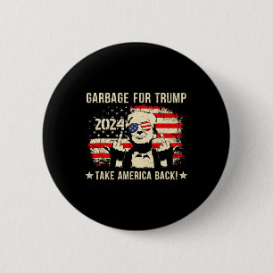 Bóton Redondo 5.08cm Nós Não Somos Lixo Votetrump 2025 Apoiador de Trum