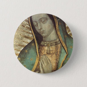 BÓTON REDONDO 5.08CM NOSSA SENHORA DE GUADALUPE