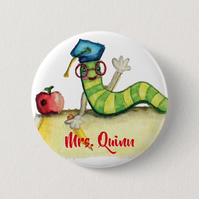 Bóton Redondo 5.08cm Nota do Professor (Frente)