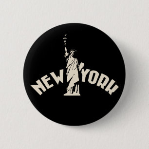 Bóton Redondo 5.08cm Nova York
