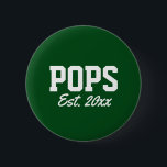 Bóton Redondo 5.08cm novidade "Pop - est. date"<br><div class="desc">Procurando uma maneira divertida de anunciar um novo bebê aos seus familiares e entes queridos? Por que não adicionar este botão que vai deixar seu pai ou pai saber que eles estão se tornando avô pela primeira vez? O texto é totalmente personalizável,  então o céu é o limite...  Aproveite!</div>