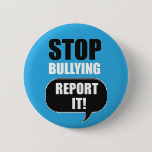 BÓTON REDONDO 5.08CM NOVO! - CRACHÁ PIN DE TI RELATÓRIO DE BULLYING DE