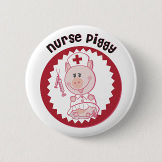 Bóton Redondo 5.08cm Nurse_Piggy