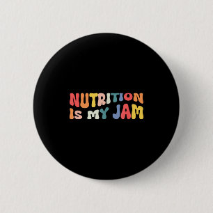 Bóton Redondo 5.08cm Nutrição É Minha Paixão Citação Divertida Para Rdn