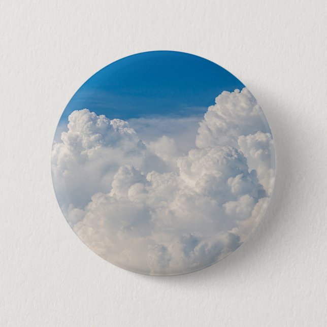 Bóton Redondo 5.08cm Nuvens no céu (Frente)