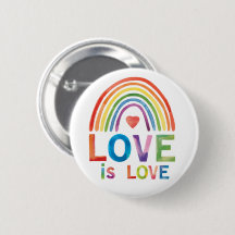 "O Amor é Amor" Cores Vibrantes Arco-íris Orgulho