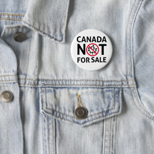 Bóton Redondo 5.08cm O CANADÁ não é canadense para venda livre