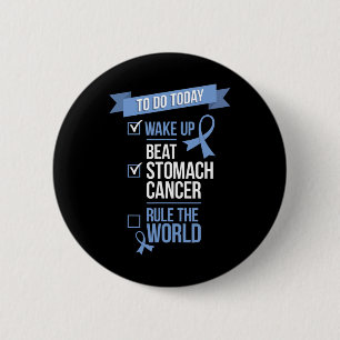 Bóton Redondo 5.08cm O Cancer do estômago do acordar bate o dia 1
