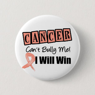 Bóton Redondo 5.08cm O Cant uterina do cancer tiraniza-me que eu