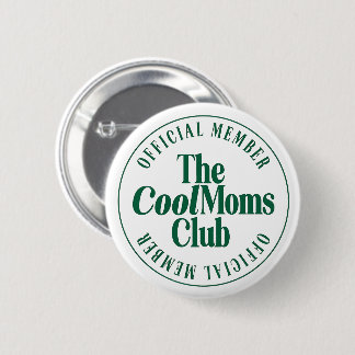 Bóton Redondo 5.08cm O Clube das Mães Legais Verde Retrô