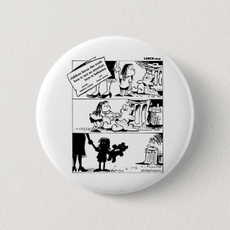 Bóton Redondo 5.08cm O Comportamento É O Botão Redondo Da Verdade