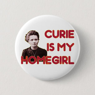 Bóton Redondo 5.08cm O curie é meu Homegirl