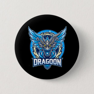 Bóton Redondo 5.08cm O Dragoon Azure - Edição Patrimônio da Tempestade