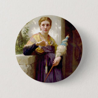 Bóton Redondo 5.08cm O Espinner, William-Adolphe Bouguereau