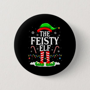 Bóton Redondo 5.08cm O Feiste Elf Xmas Engraçado Grupo Familiar Compatí