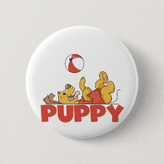 Bóton Redondo 5.08cm O filhote de cachorro joga o camiseta e os present