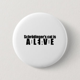 Bóton Redondo 5.08cm O gato de Schrödinger