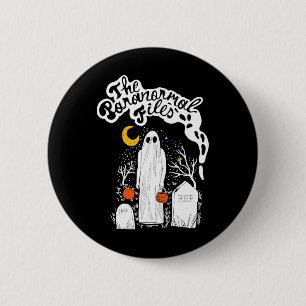 Bóton Redondo 5.08cm O Ghost do Cemitério de Arquivos Paranormais