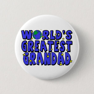 Bóton Redondo 5.08cm O grande Grandad do mundo