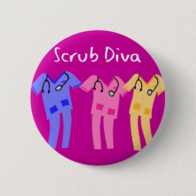 Bóton Redondo 5.08cm O hospital esfrega presentes do portador (Frente)