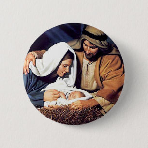Bóton Redondo 5.08cm o Jesus Cristo da fé da bíblia inspirado pray a