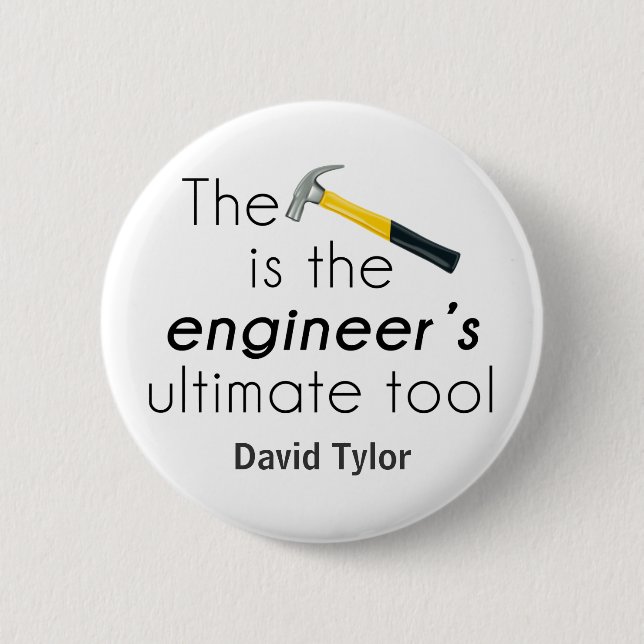 Bóton Redondo 5.08cm O martelo (Frente)