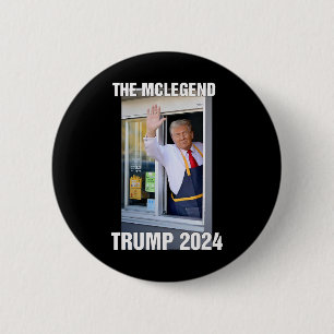 Bóton Redondo 5.08cm O Mclegend Trump