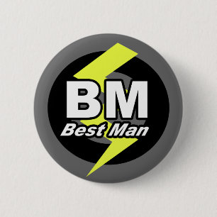 Bóton Redondo 5.08cm O melhor botão do homem