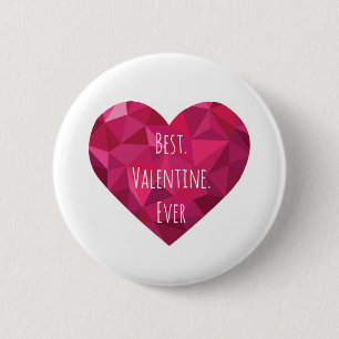Bóton Redondo 5.08cm O melhor botão dos namorados nunca