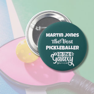 Bóton Redondo 5.08cm O melhor catador da galáxia Pickleball