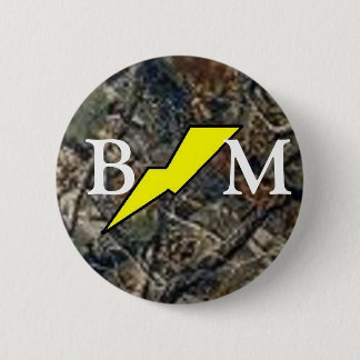 Bóton Redondo 5.08cm O melhor remendo do homem com camo