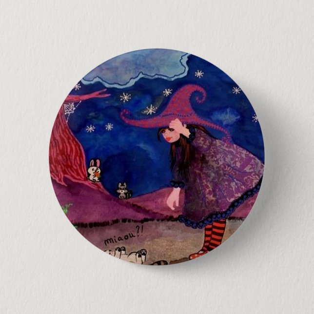 Bóton Redondo 5.08cm o mondede poço (Frente)