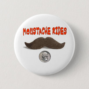 BÓTON REDONDO 5.08CM O MOUSTACHE MONTA 25 CENTAVOS