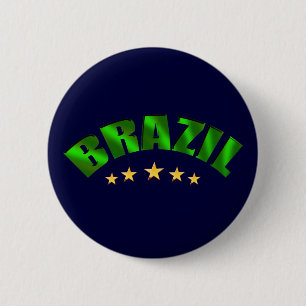 Bóton Redondo 5.08cm O mundo de cinco estrelas de Brasil patrocina