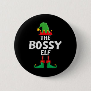Bóton Redondo 5.08cm O Natal da Família Bóssy Elf Matching