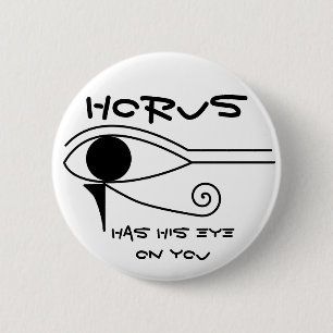 Bóton Redondo 5.08cm O olho de Horus