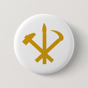 Bóton Redondo 5.08cm O partido de trabalhadores coreano - comunista de